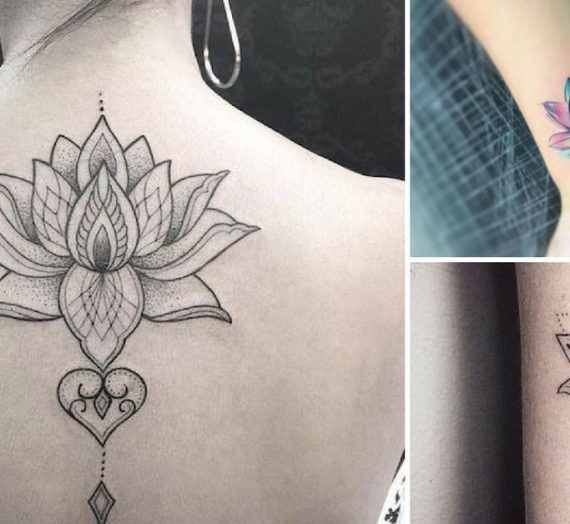 20 Tatuagens de flor de lótus inspiradoras e seu significado