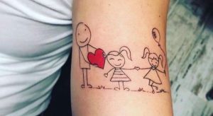 Tatuagens para homenagear os filhos