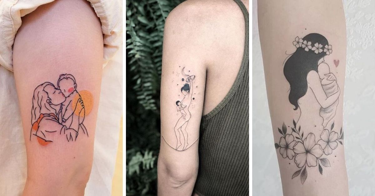 Novas 35 Tatuagens de homenagem aos Filhos