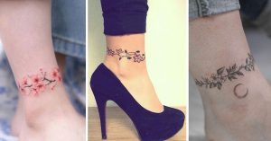 tatuagens no tornozelo