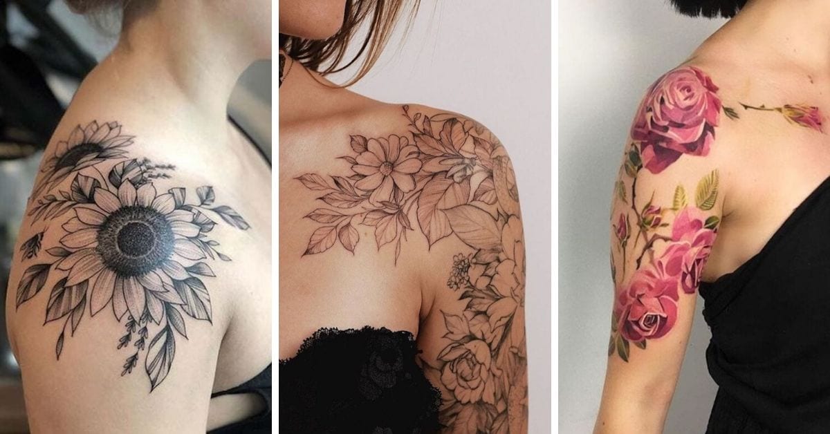 Tatuagens femininas no ombro