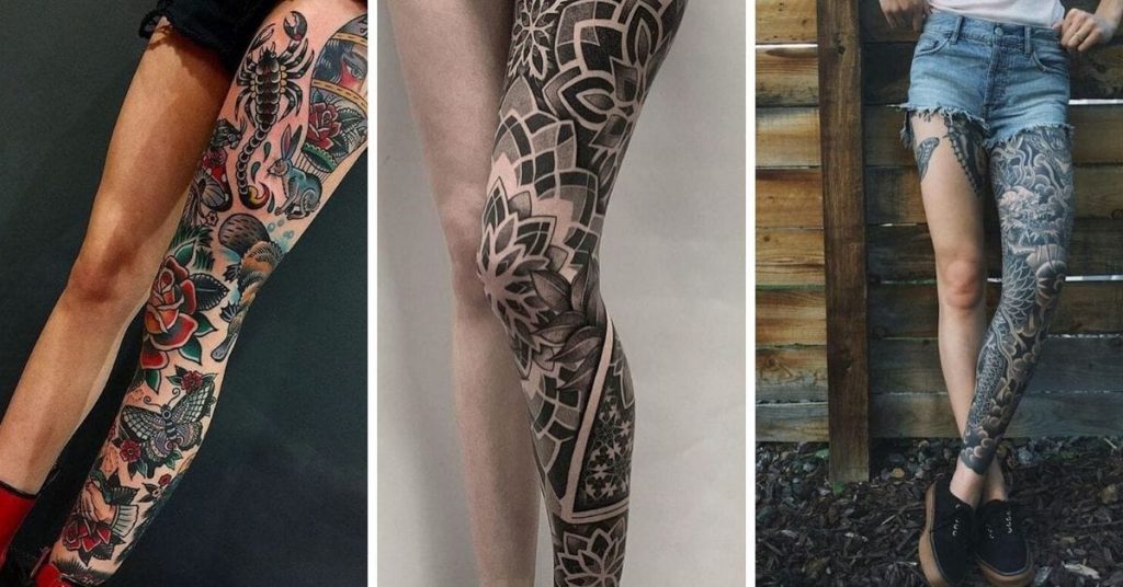 Ideias Fant Sticas De Tatuagens Nas Pernas Tatuagens