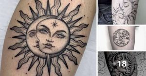 Tatuagens Sol e Lua