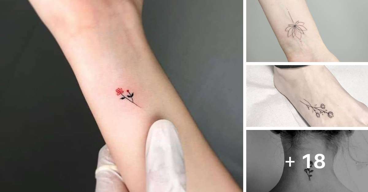 As tatuagens femininas pequenas e simples estão se tornando cada vez mais populares entre as mulheres