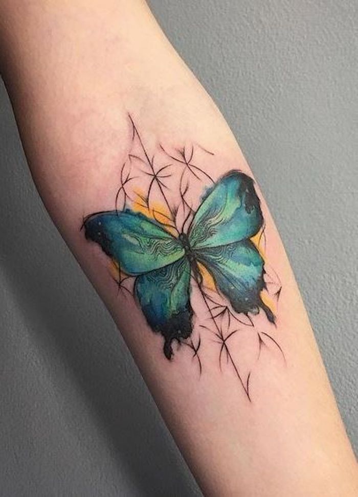 Tatuagens Borboletas Coloridas Tatuagens