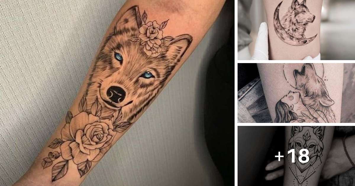tatuagens de lobos femininas