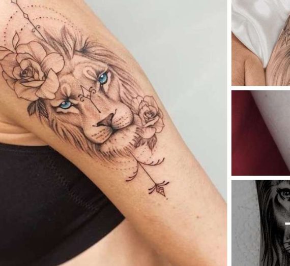 21 Tatuagens de Leão: A beleza feroz da força feminina