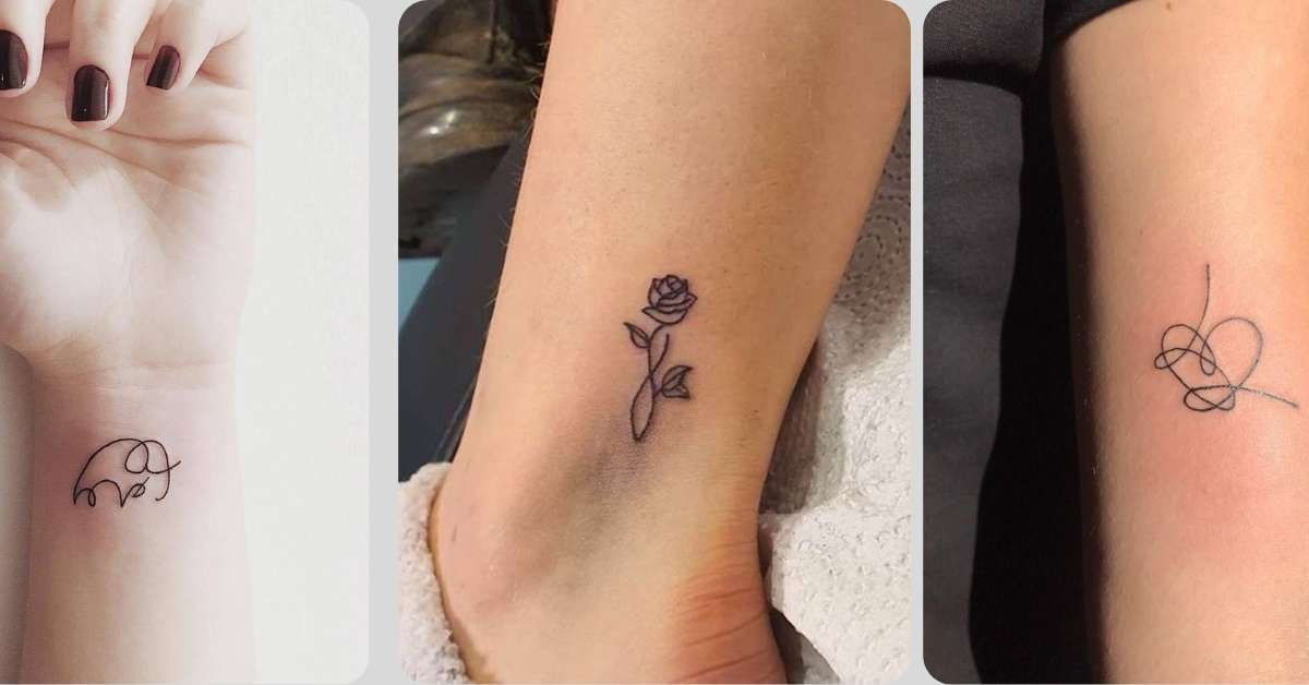 tatuagens minimalistas para iniciantes