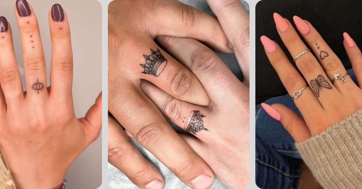 tatuagens femininas nos dedos