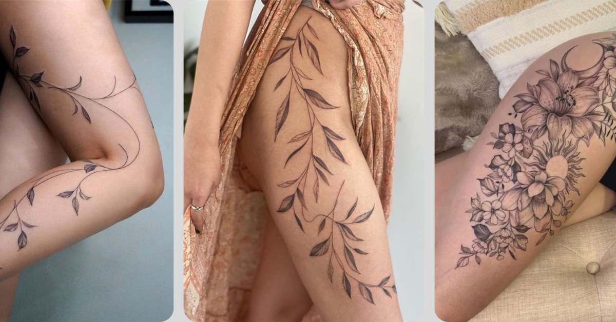 Tatuagens nas pernas femininas