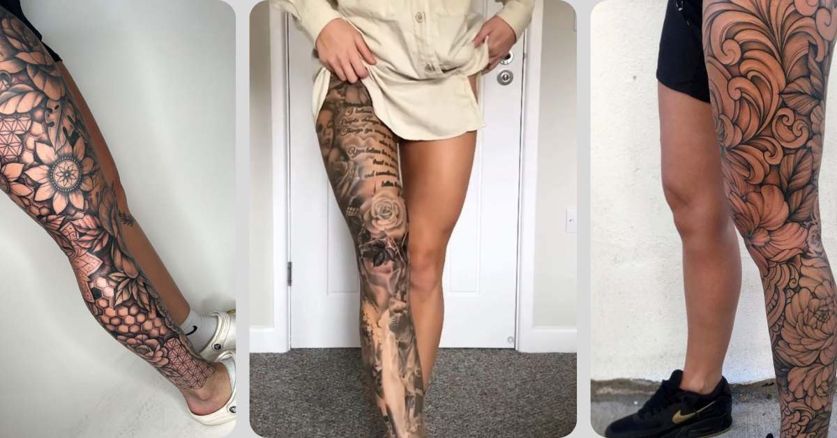 tatuagens nas pernas femininas