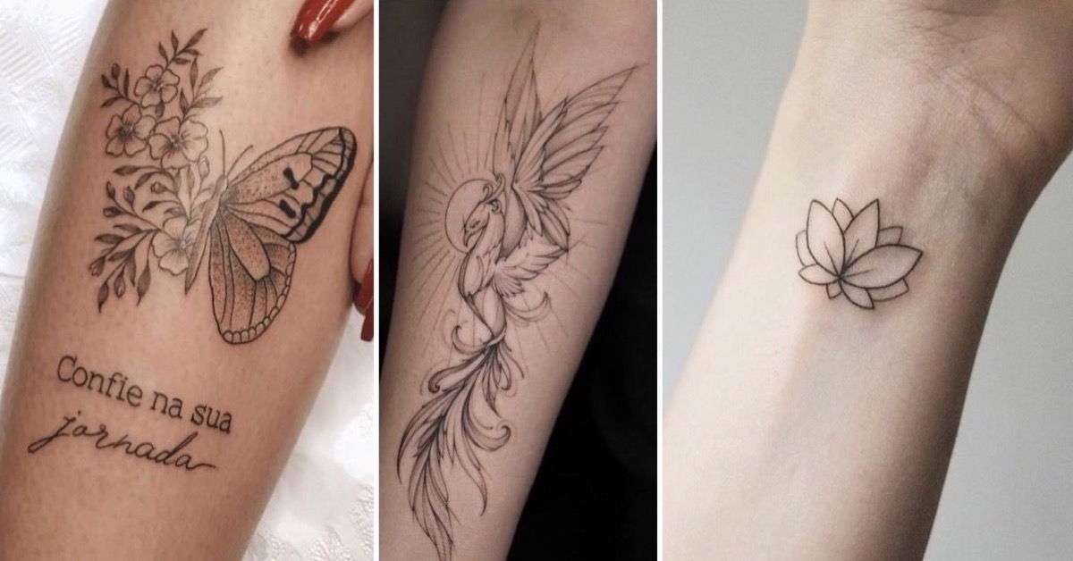 Tatuagens femininas delicadas que representam resiliência – Nova