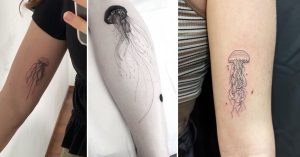 tatuagens de água-viva