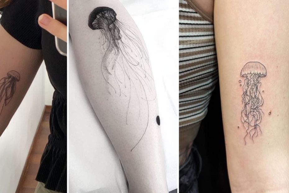 tatuagens de água-viva