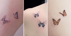 tatuagens duas borboletas