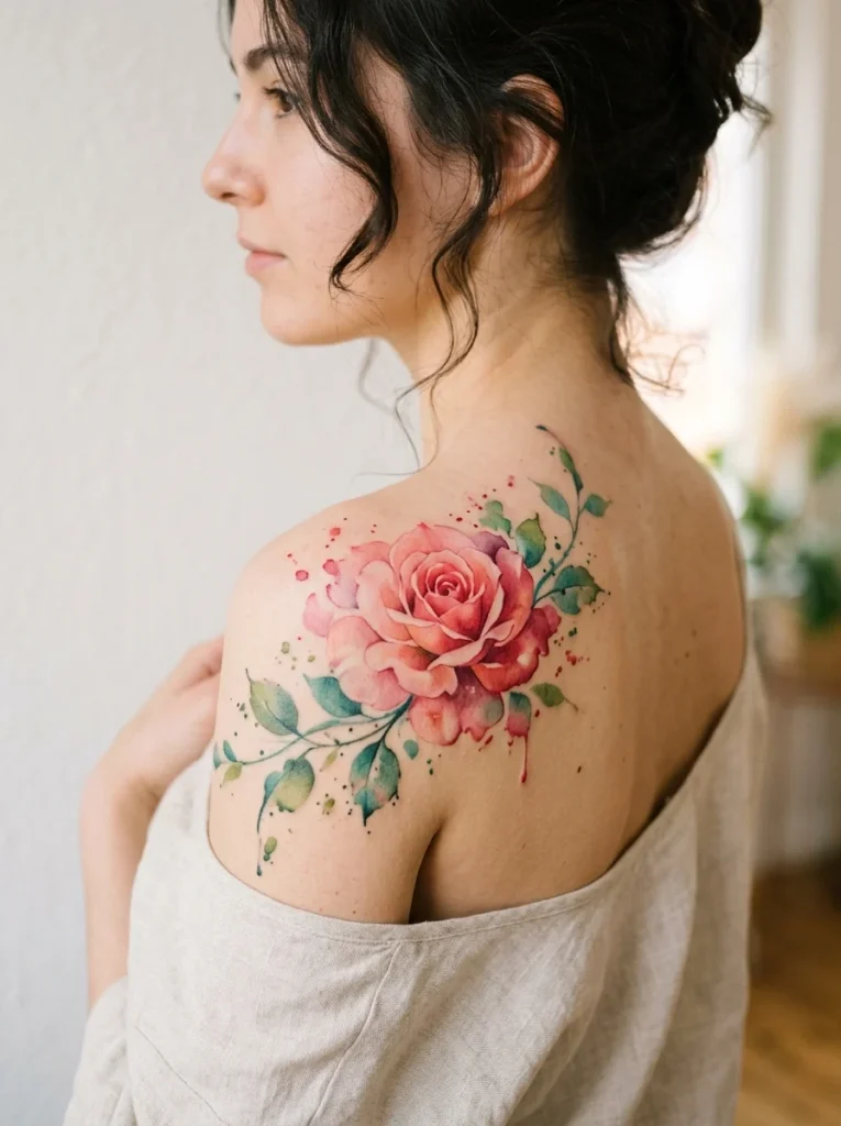 tatuagem-no-ombro-feminina-em-aquarela-inspiracoes-lindas-para-um-visual-unico-6