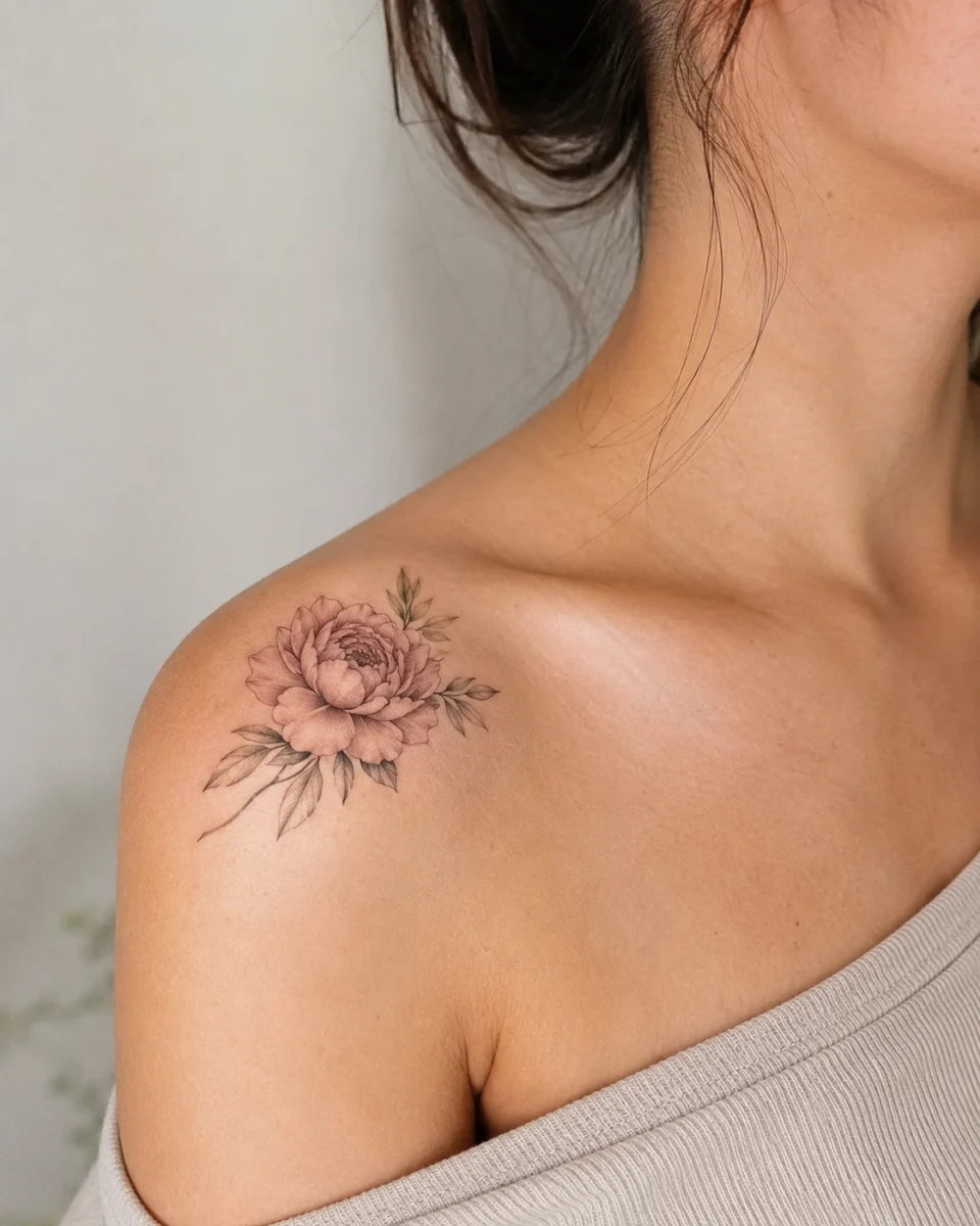 Tatuagens delicadas no ombro feminino: estilos para um visual elegante - imagem 2