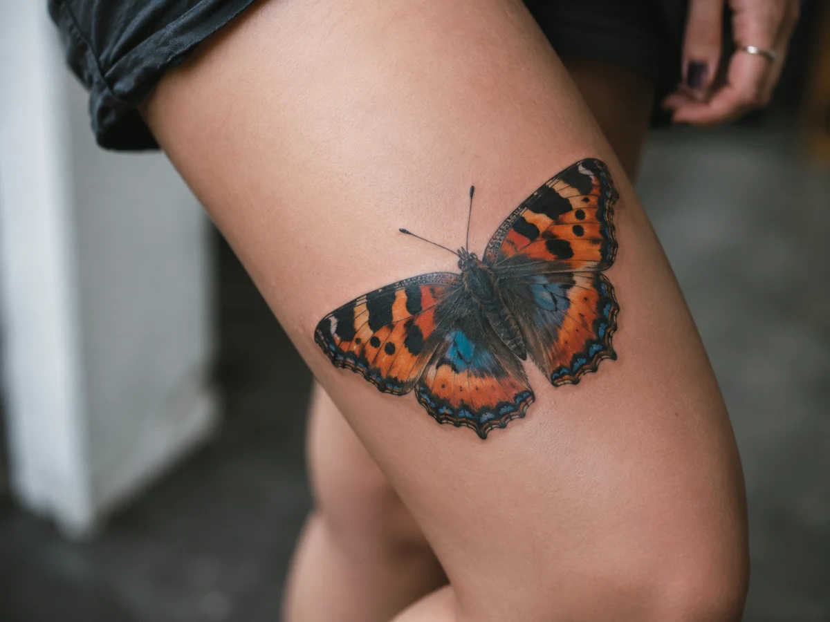 Tatuagens Femininas de Borboletas Coloridas: Ideias e Significados - imagem 4