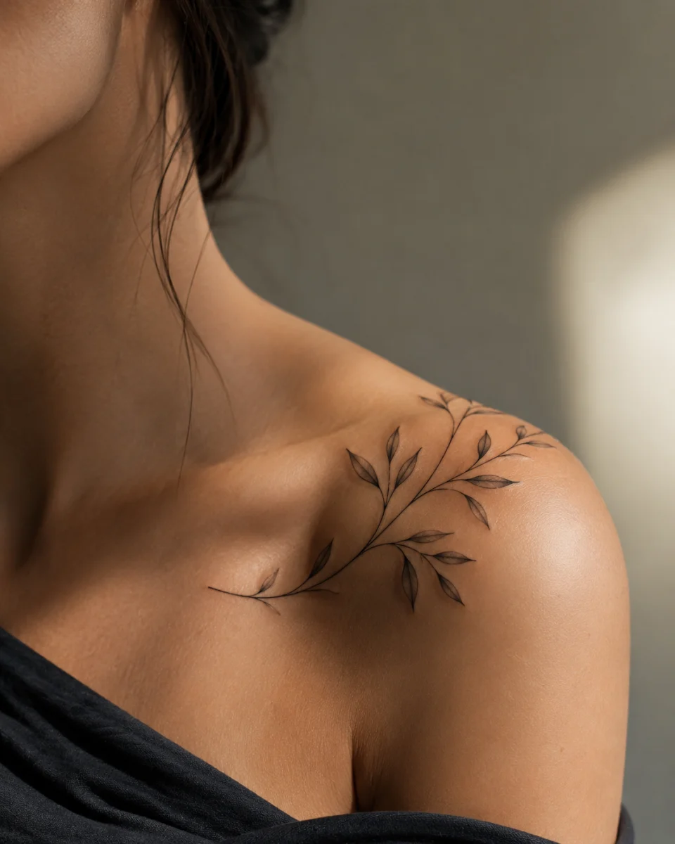 Tatuagens femininas no ombro elegantes: ideias delicadas e sofisticadas - imagem 2