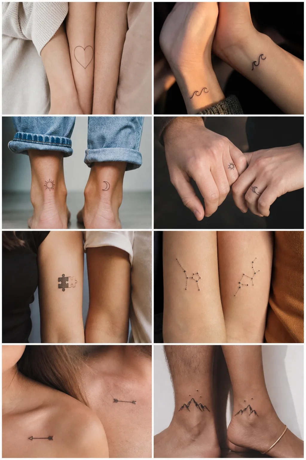 Casal conversando com tatuador sobre uma ideia personalizada