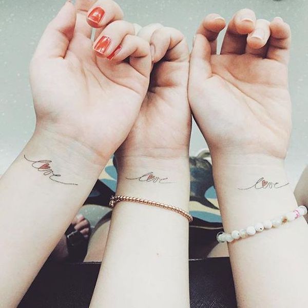 Tatuagens simples para fazer com as melhores amigas (parte