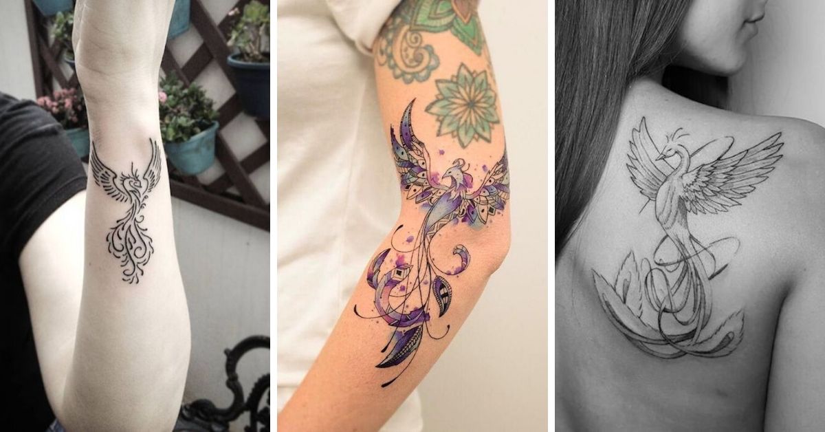33 Tatuagens de Fênix fantásticas