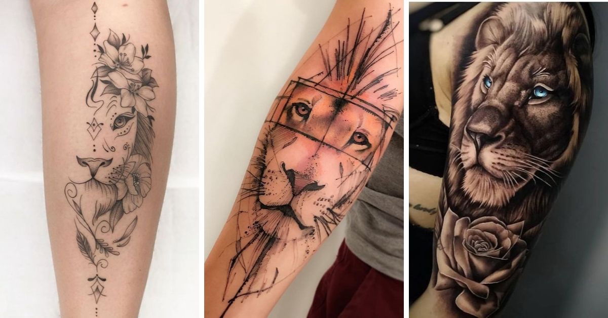 37 Tatuagens de Leão Fantásticas para você se inspirar