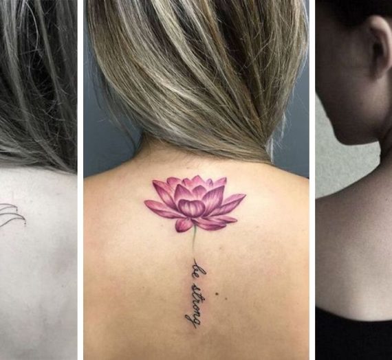 35 Tatuagens de Flor de Lótus nas costas e o seu significado