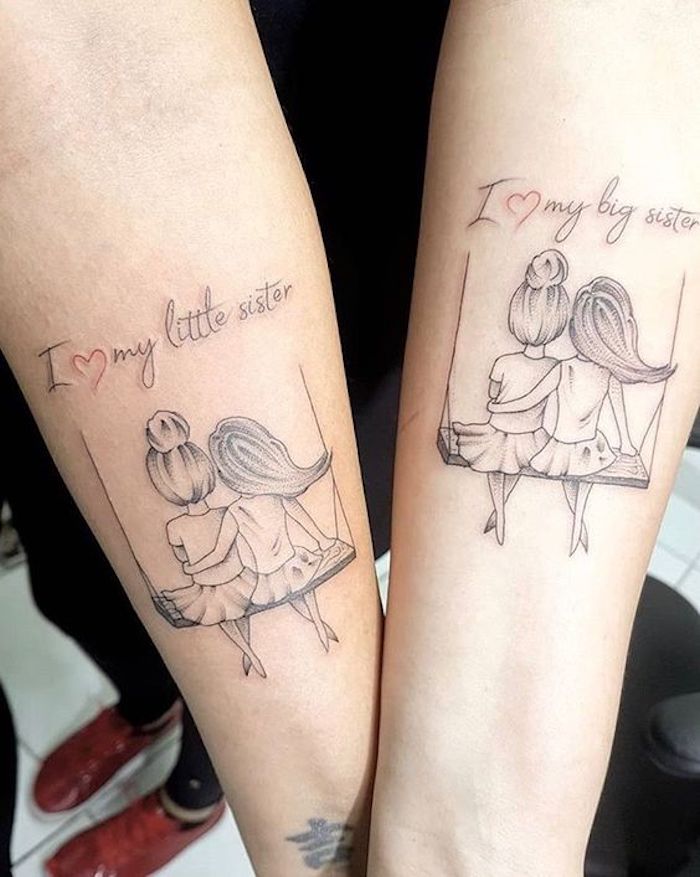 33 Tatuagens Fantásticas para fazer com a sua Irmã