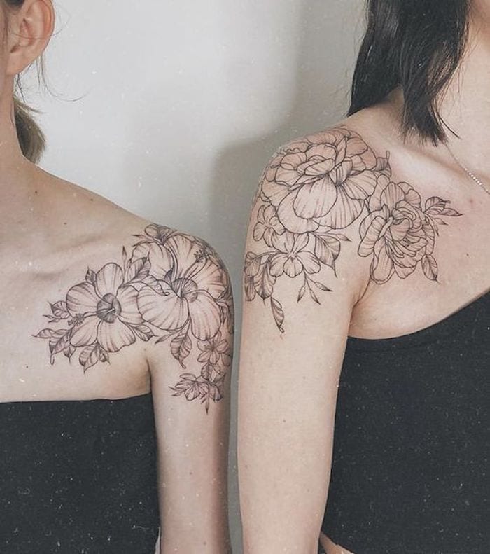 Tatuagem Feminina delicada no ombro 2022