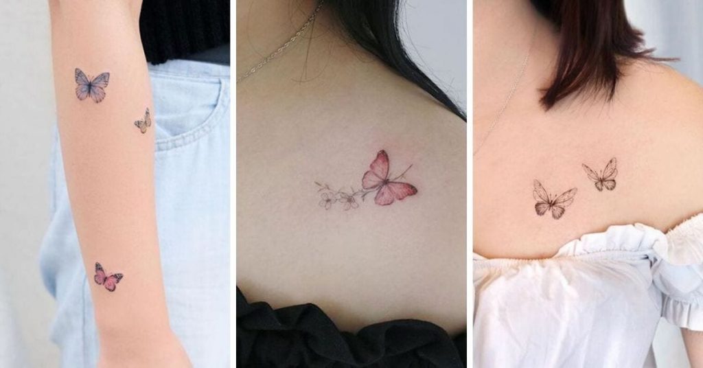37 Tatuagens pequenas e fantásticas de Borboletas - 123 Tatuagens