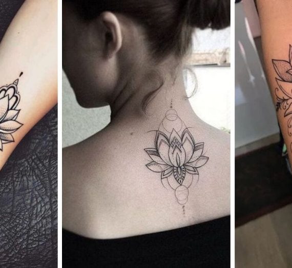 37 Tatuagens de Flor de Lotus Fantásticas para você se inspirar