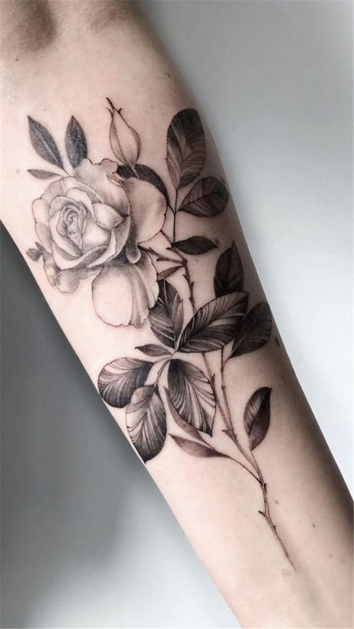 41 Tatuagens de Rosas no Braço Fantásticas - 123 Tatuagens