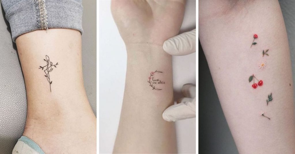 37 Das mais belas Tatuagens PEQUENAS e DELICADAS