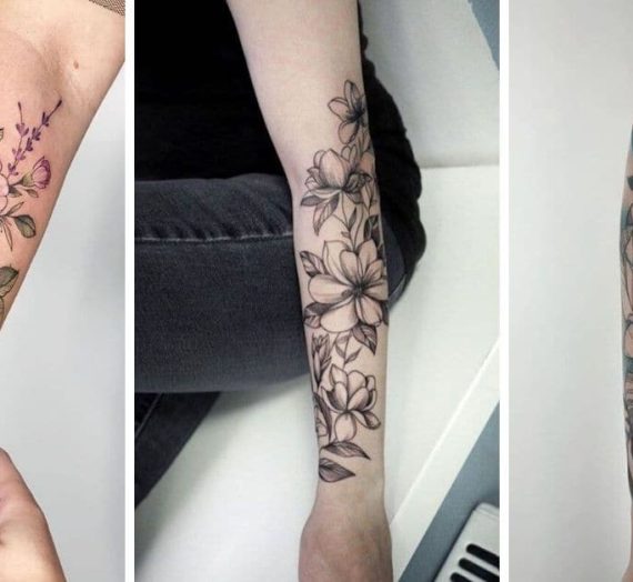 39 Das mais belas Tatuagens Florais nos braços