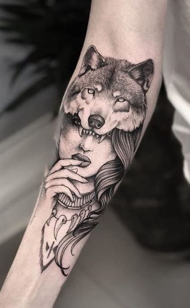 33 Tatuagens femininas de Lobos e os diferentes significados - 123 ...