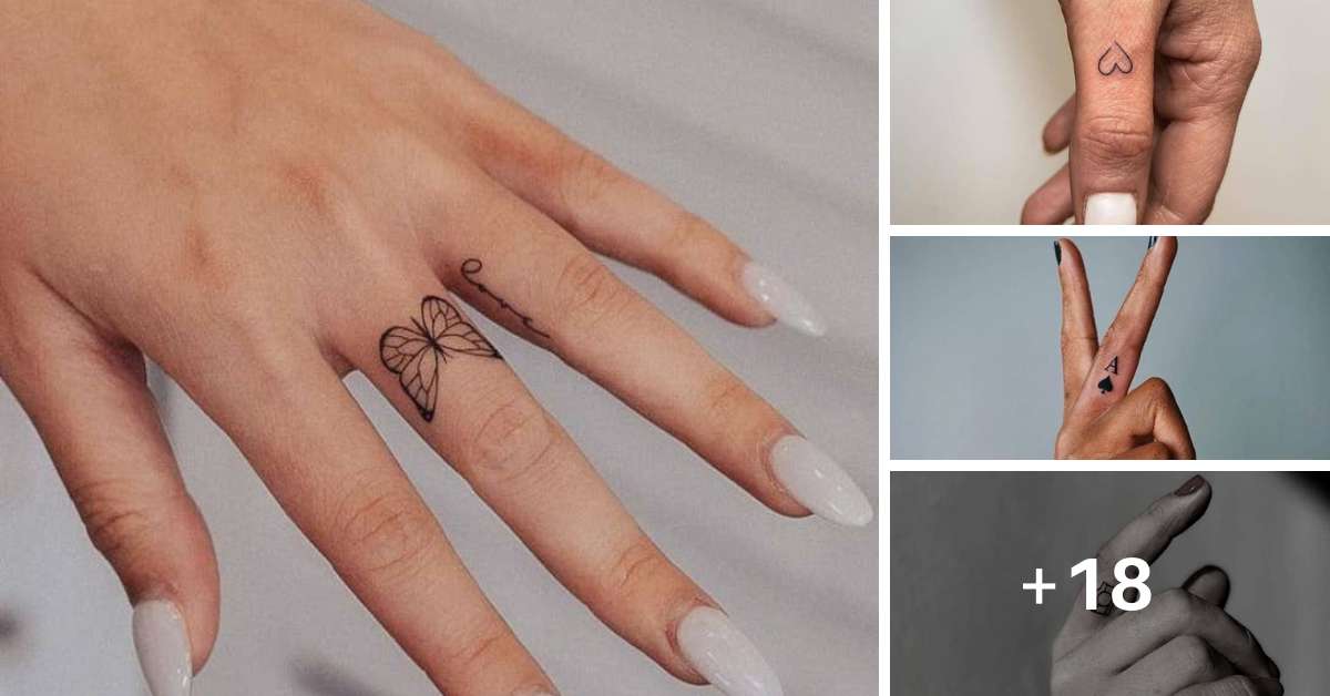 tatuagens pequenas nos dedos