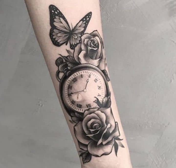 tatuagens de relógios