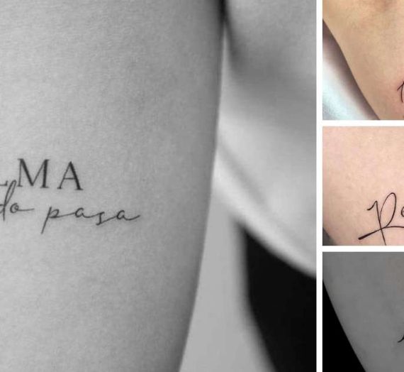 11 Tatuagens escritas: como escolher a fonte certa para sua tatuagem