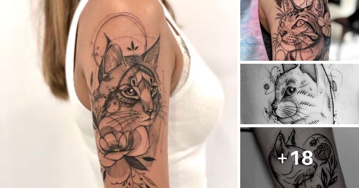 tatuagens femininas de gatos