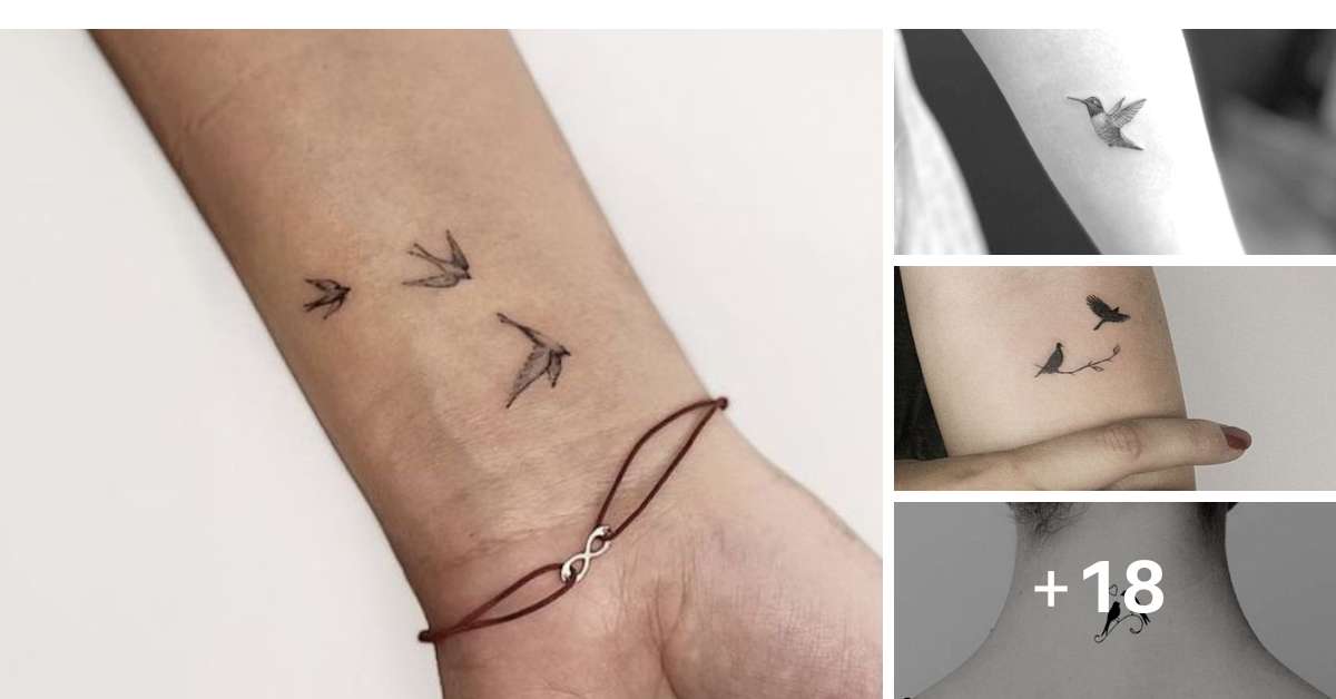 Tatuagens de Passarinhos: A Beleza em Pequenos Detalhes