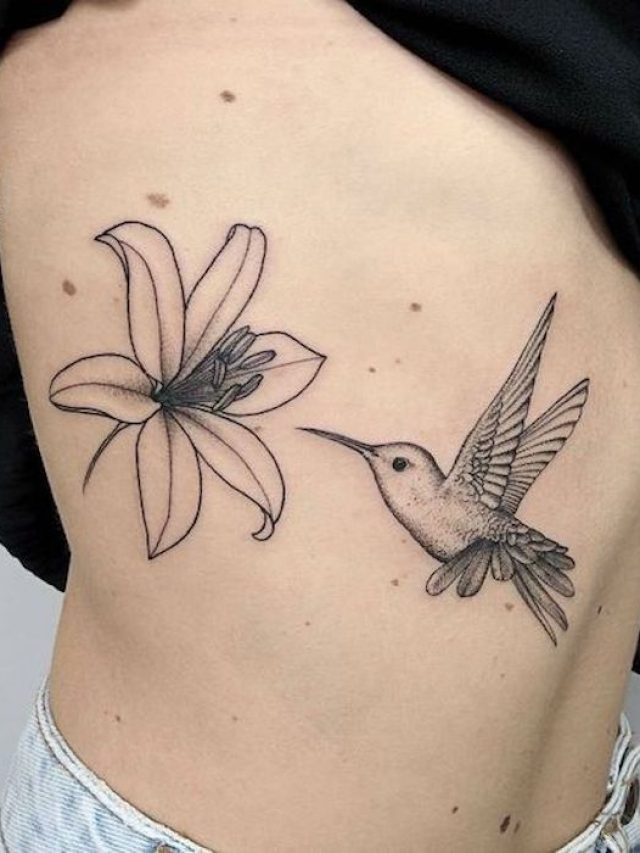 Tatuagem de Beija-Flor