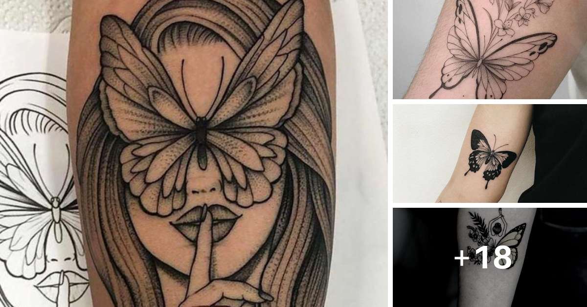 simbolismo e significado das tatuagens de borboletas