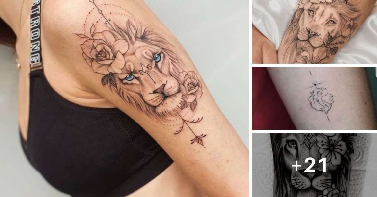 21 Tatuagens de Leão: A beleza feroz da força feminina