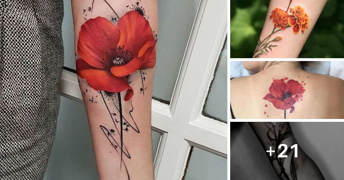 Tatuagens para apaixonadas por flores
