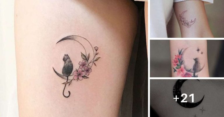 21 Tatuagens de Lua: A Arte Corporal que Traz Mistério e Encanto