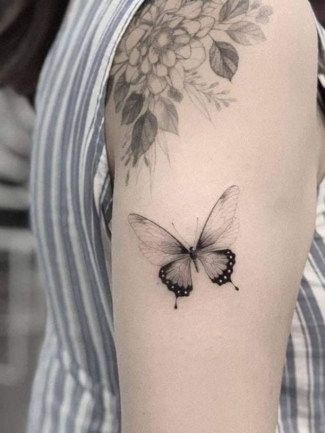 Tatuagens de borboleta minimalistas para mulheres que evoluíram e