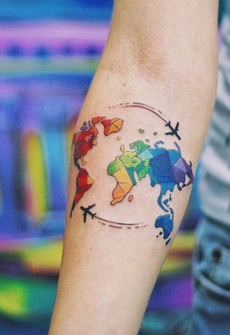 21 Tatuagens Para Quem Ama Viajar: Inspirações e Significados