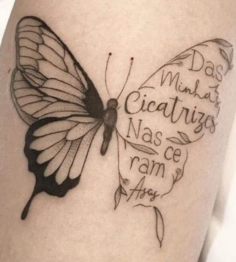 Tatuagens de Borboletas: Simbolismo Forte e Frases Inspiradoras