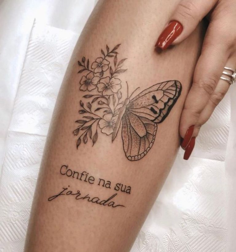 Tatuagens de Borboletas: Simbolismo Forte e Frases Inspiradoras